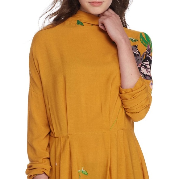 Free People Dresses & Skirts - NWT Free People golden yellow tunic dress sz Small